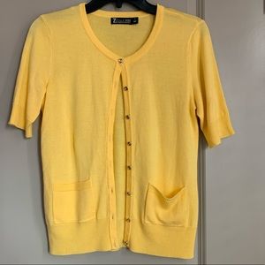 New York and Company Short Sleeve Cardigan, Small